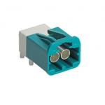 Mini fakra connector plug,right angle 1x2